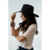 J+j Black Whimsy Straw Hat 1 J+j Black Whimsy Straw Hat
