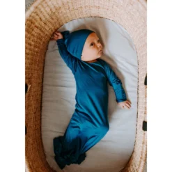 Three Little Tots Blue Knotted Beanie