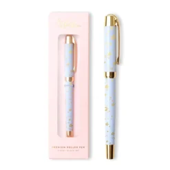 Fox + Fallow Paper Goods Blue Stardust Roller Pen