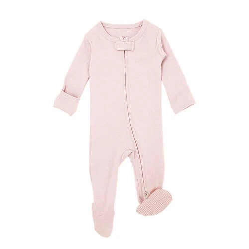Loved Baby Blush Organic Cotton Zip Sleeper 4 Loved Baby Blush Organic Cotton Zip Sleeper
