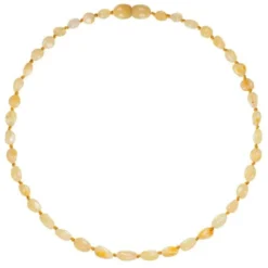 Powell's Owl Amber Beans Milk Necklace