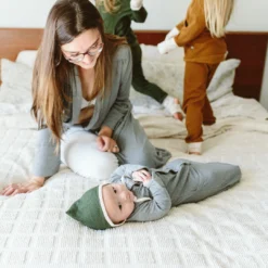 Goumi Kids Preemie + Newborn Boulder Bamboo Organic Gown