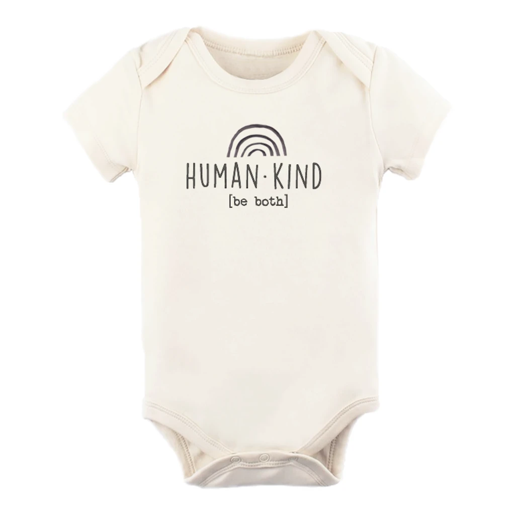 Tenth + Pine Human Kind Be Both Black + Natural Organic Onesie Bodysuits 3 Tenth + Pine Human Kind Be Both Black + Natural Organic Onesie Bodysuits