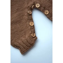 Eli + Nev Chocolate Knit Romper Knits