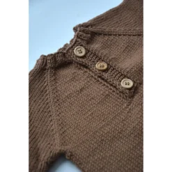 Eli + Nev Chocolate Knit Romper Knits