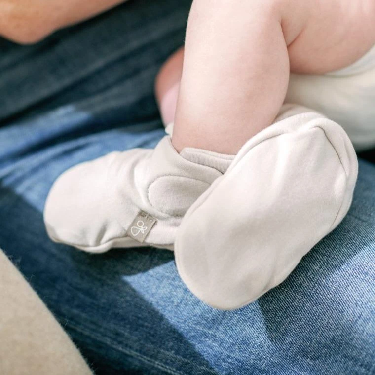 Goumi Kids Footwear Desert Mist Bamboo Organic Cotton Stay On Booties 4 Goumi Kids Footwear Desert Mist Bamboo Organic Cotton Stay On Booties
