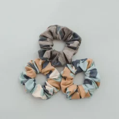 J+j Camouflage Soft Cotton Scrunchie