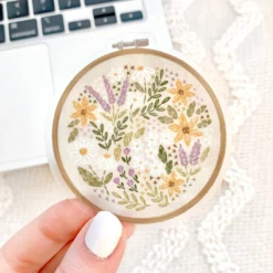 Elyse Breanne Designs Paper Goods Embroidery Hoop Sticker