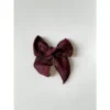 Cricket + Ruby Fig Oversized Hair Bow Clip Headwear