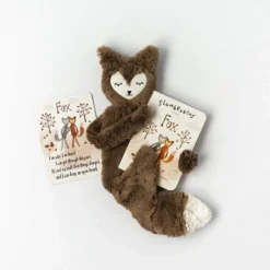 Slumberkins Books + Puzzles Fox Snuggler - Family Change Collection
