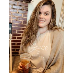 Saucetribe Graphic Tees Grace + Coffee Tee