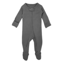 Loved Baby Sleepers Dark Gray Organic Cotton Zip Sleeper