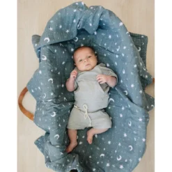 Mebie Baby Heather Grey Organic Cotton Shorts