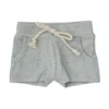 Mebie Baby Heather Grey Organic Cotton Shorts