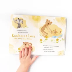 Slumberkins Honey Bear Snuggler Book Bundle - Gratitude Collection