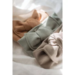 Mae + Skye Headwear Mushroom Ribbed Knit Headwrap