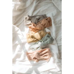 Mae + Skye Headwear Mushroom Ribbed Knit Headwrap