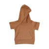 Mebie Baby Outerwear Honey Organic Cotton Short Sleeve Hoodie
