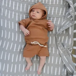 Mebie Baby Bottoms Honey Organic Cotton Pocket Shorts