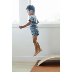 Mebie Baby Blue Horizon Organic Cotton Shorts Set