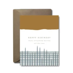 Black Lab Studio Everything Hurts Birthday Greeting Card Party Time