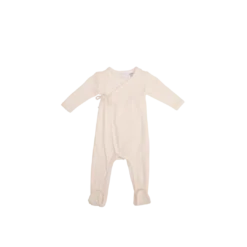 Jamie Kay Overalls + Rompers Rose Quartz Organic Cotton Pointelle Wrap Romper