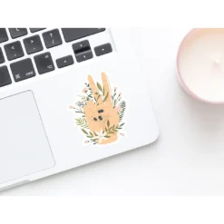 Onderkast Floral Peace Sign Sticker