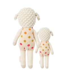 Cuddle And Kind Dolls + Plushies Lucy The Lamb Knit Handcrafted Little Doll