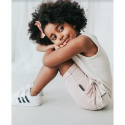 Little Bipsy Shell Ribbed Pocket Tank Top Tee