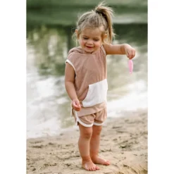 Little Bipsy Tops Cinnamon Terry Sleeveless Tank Hoodie