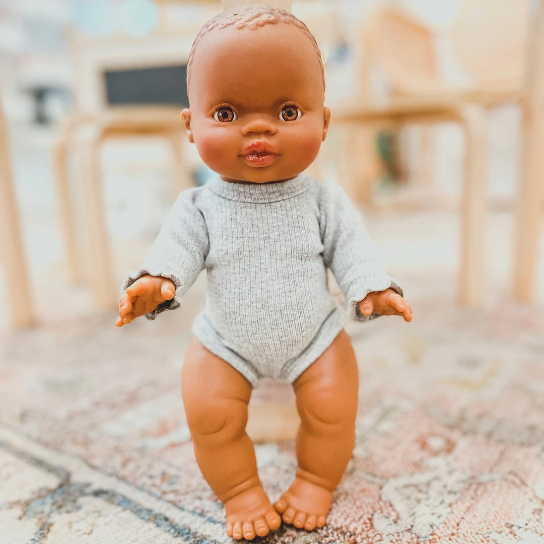 Isabella Baby Girl Brown Eyed Minikane Doll 3 Isabella Baby Girl Brown Eyed Minikane Doll