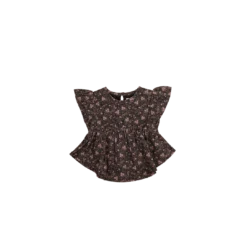 Jamie Kay Tops Peony Floral Organic Cotton Pincord Willow Top