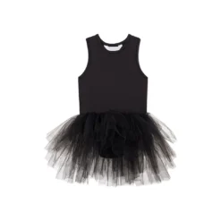 I Love Plum Dresses Black Tank Tutu Dress