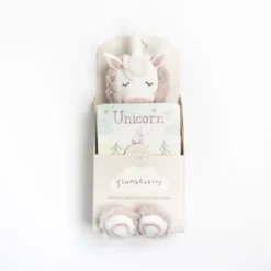 Slumberkins Unicorn Rose Kin - Authenticity Collection