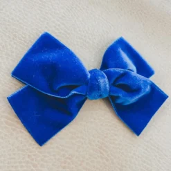 Bows For Show Headwear Navy Blue Hair Bow Clip
