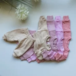 Bubblegum Pink Minikane Lounge Set + Headband