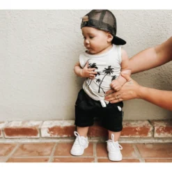 Little Bipsy Black Harem Shorts Bottoms