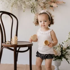 Jamie Kay Peony Floral Organic Cotton Pincord Bloomers