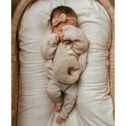 Dappermaenjte Beige Plush Moon Lovey