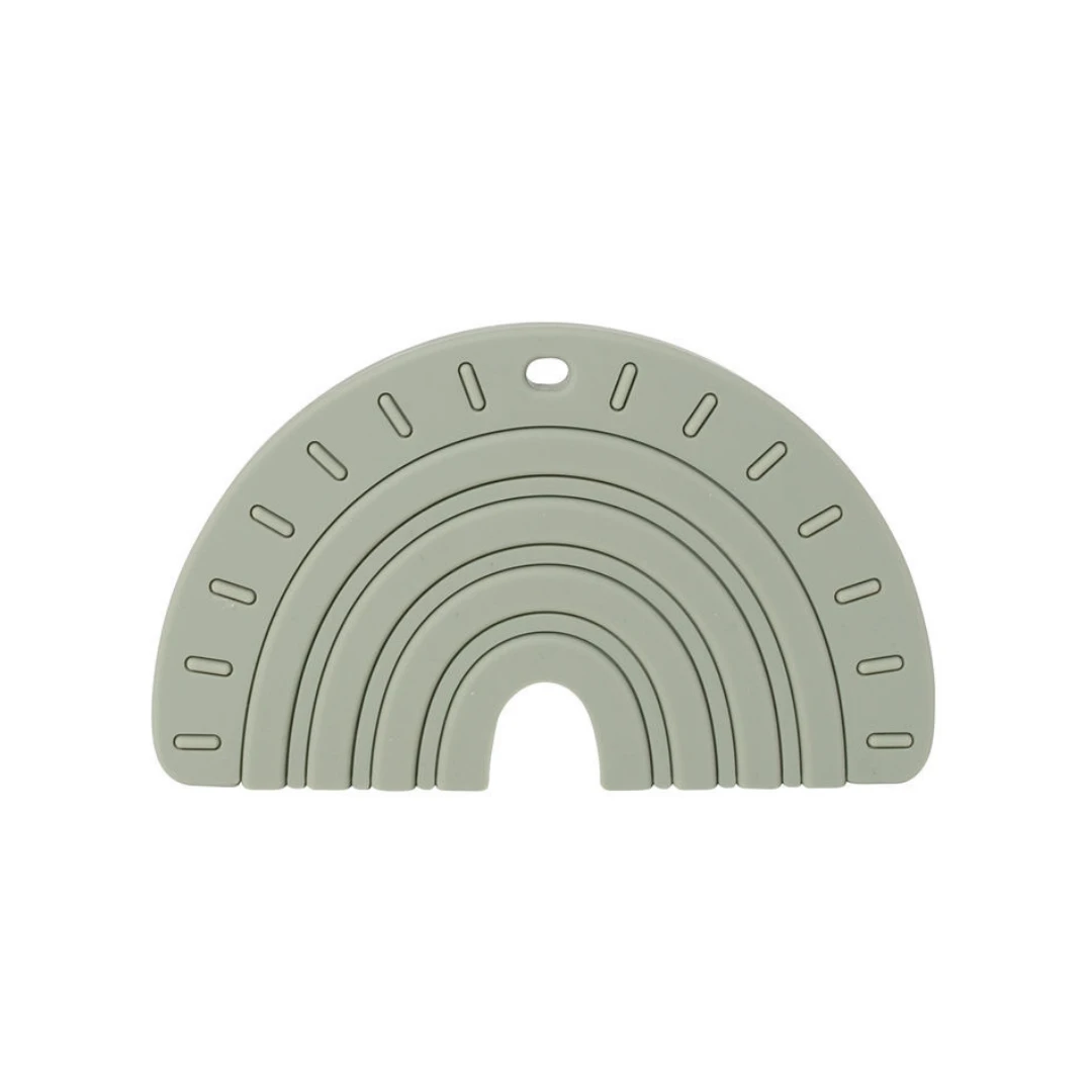 Pretty Please Teethers Eucalyptus Rainbow + Rays Teether Toy 3 Pretty Please Teethers Eucalyptus Rainbow + Rays Teether Toy