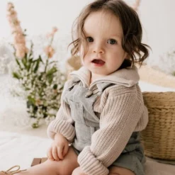 Jamie Kay Overalls + Rompers Dusted Olive Chase Cord Overalls