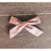 Mae + Skye Headwear Old Rose Petite Schoolgirl Bow Hair Clip