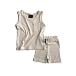 Little Bipsy Shell Ribbed Biker Shorts