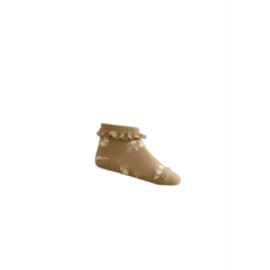 Jamie Kay Daisy Garden Caramel Frill Ankle Socks Footwear