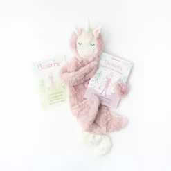 Slumberkins Unicorn Rose Snuggler - Authenticity Collection