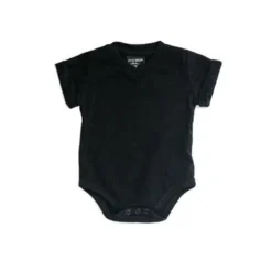 Little Bipsy Black Basic Bodysuit Onesie