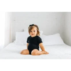 Little Bipsy Black Basic Bodysuit Onesie