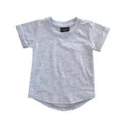 Little Bipsy Tops Grey Basic Tee