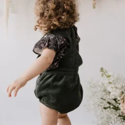 Jamie Kay Deep Pine Eli Cord Overalls