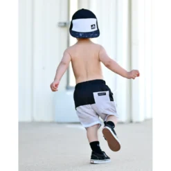 Little Bipsy Bottoms Monochrome Hybrid Swim + Walking Shorts